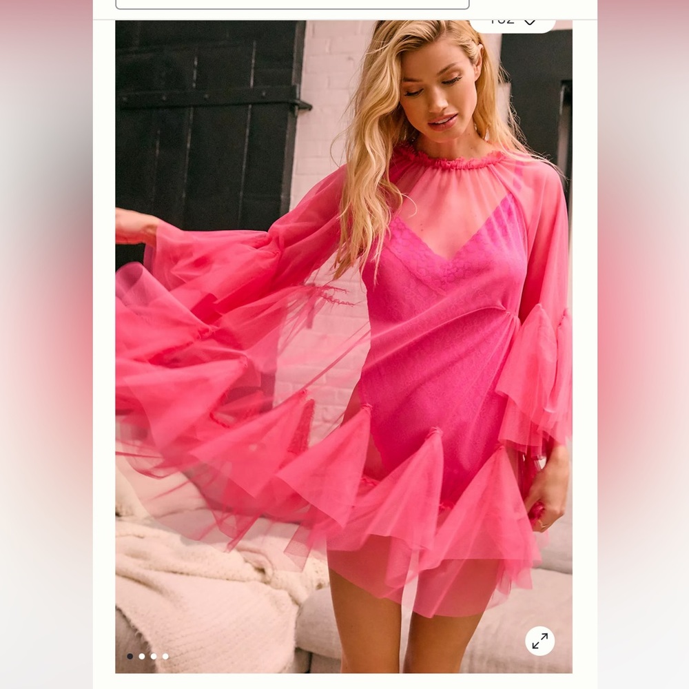 Anthropologie Mini Tulle Layer